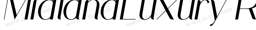 MidlandLuxury Regula字体转换